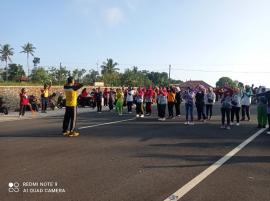 UPT PUSKESMAS PATUK II ADAKAN GERMAS DI JALAN BARU